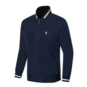 ralph lauren long sleeve veste sweat blue small pony